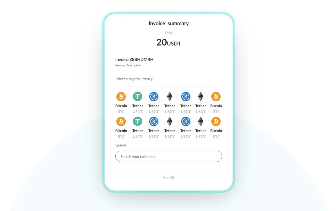 CryptoPay admin panel image 3