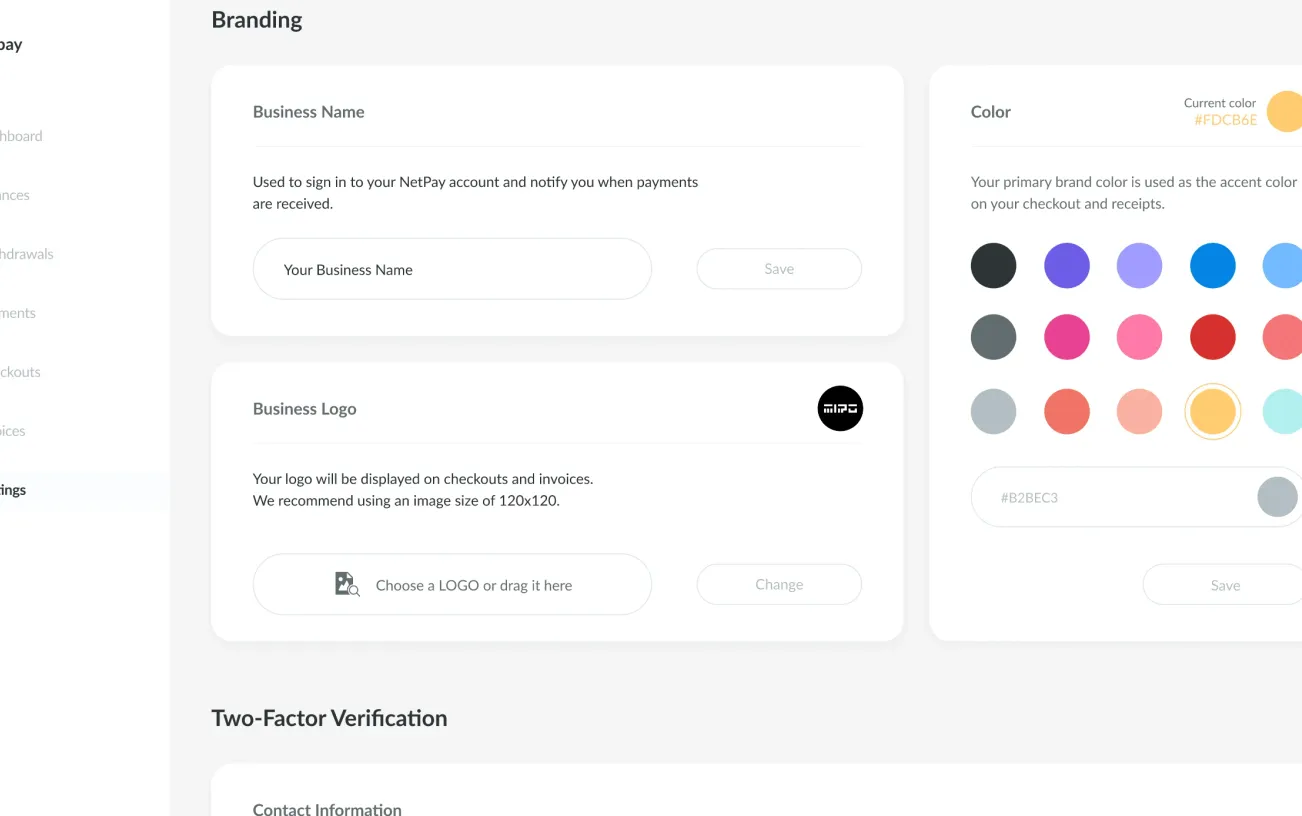 CryptoPay admin panel image 4